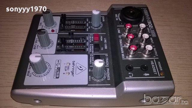 behringer-xenyx 302 usb-внос швеицария, снимка 2 - Ресийвъри, усилватели, смесителни пултове - 19573939