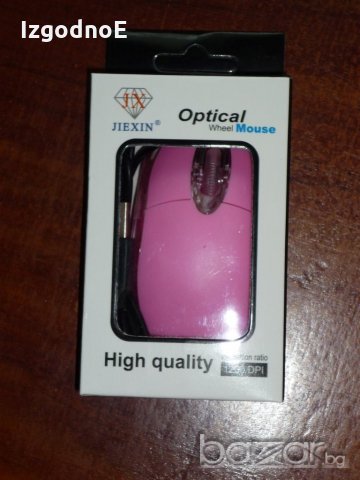Нова USB оптична мишка, светеща, снимка 3 - Клавиатури и мишки - 21059180