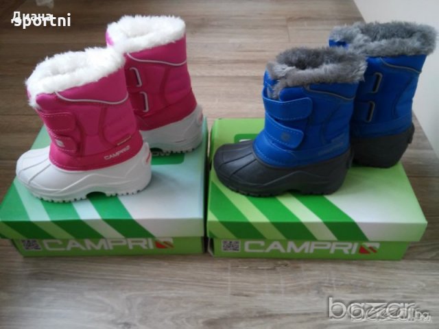 Топли апрески от Англия -27 и 34 номер/сини/Кампри, снимка 2 - Детски боти и ботуши - 19867641