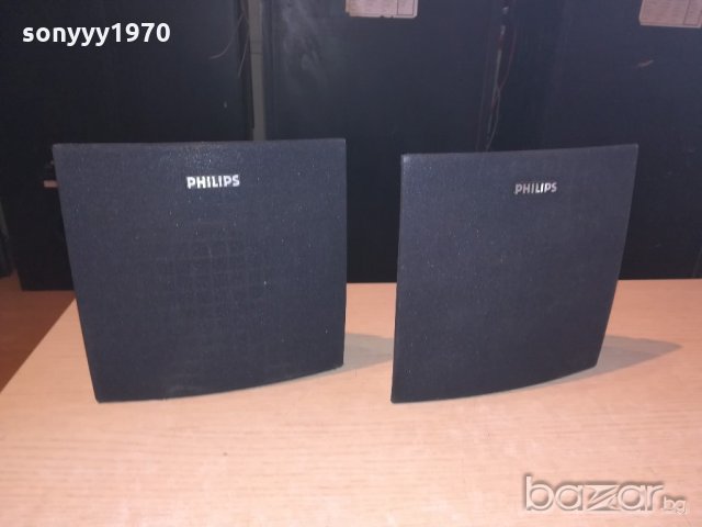 philips-2бр тонколони-внос швеицария-19х19х8см, снимка 3 - Тонколони - 21084226
