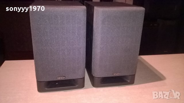 denon 2x25w-тонколони 2бр-26х20х15см-внос англия