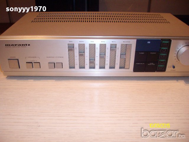 marantz pm-440-stereo amplifier made in japan-в златисто-внос швеицария, снимка 8 - Ресийвъри, усилватели, смесителни пултове - 11853759