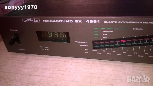 metz mecasound sx 4961 tuner-внос швеицария, снимка 9 - Ресийвъри, усилватели, смесителни пултове - 24542684