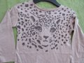 Блуза за момиче Н&М с ефектен тигров принт размер 98/104, нова , снимка 2