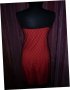 Дамска рокля Magic Stiyle в червено и черно , снимка 9