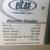 eltax-atomic sat-4/8ohm90/60watt-2бр+eltax-center-4/8ohm100/60watt, снимка 14 - Тонколони - 7743372