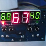 12v DC  температурен контролер с 3 дисплея и NTC сензор, снимка 1 - Други инструменти - 12874144