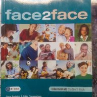 Учебник по английски face to face Intermediate, снимка 1 - Чуждоезиково обучение, речници - 18497851