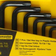 К-т шестограми Torx 'Topmaster / 7 части, снимка 4 - Други инструменти - 12456560