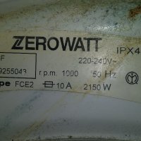 ZEROWATT зероват пералня на части, снимка 5 - Перални - 24356581