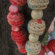 Красиво ръчно плетено арт колие, handmade, снимка 13 - Колиета, медальони, синджири - 10582961
