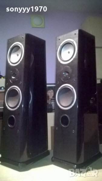 аудиофилски тонколони-8ohm-2бр-95х35х25см-внос швеицария, снимка 1