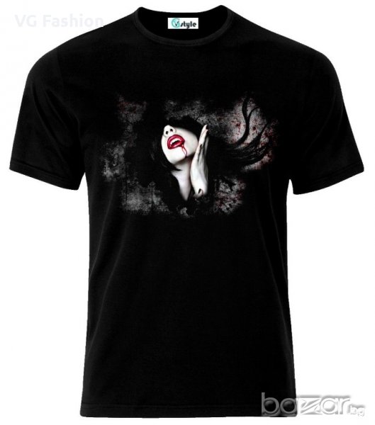 Мъжка тениска Dark Gothic Vampire Woman Girl, снимка 1