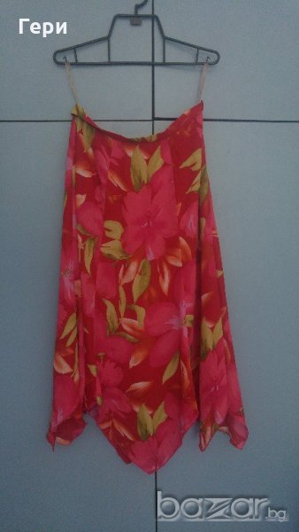 Цикламена пола - шифон, снимка 1