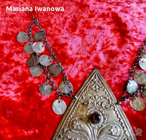 Възрожденски накит от Пиринско, трепка за народна носия, снимка 6 - Антикварни и старинни предмети - 22398562