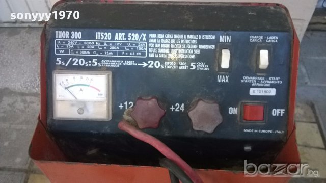 Thor 300/it520-12/24v/200amp-charg/start-italy-внос швеицария, снимка 3 - Аксесоари и консумативи - 15081959