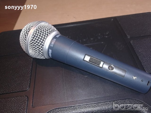 shure sm58-microphone-професионален-жичен, снимка 3 - Микрофони - 20974109