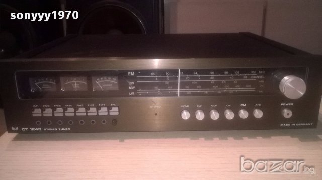dual ct1240 stereo tuner-made in germany-внос швеицария, снимка 6 - Ресийвъри, усилватели, смесителни пултове - 16192485