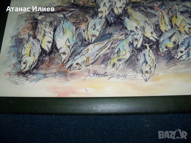 "Улов" худ. Десислава Илиева, снимка 4 - Картини - 22947666