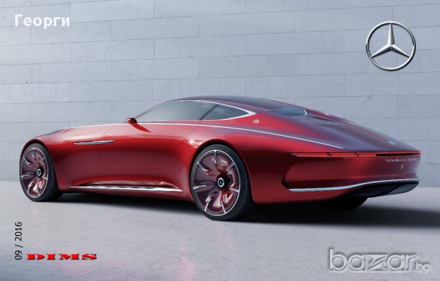 Продавам книжка списание каталог брошура за Vision Mercedes-Maybach 6, снимка 2 - Списания и комикси - 15626736
