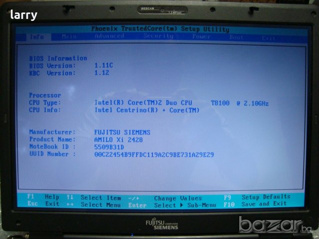 Fujitsu-Siemens Amilo Xi 2428 лаптоп на части , снимка 4 - Части за лаптопи - 18463478