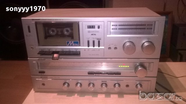 Sharp receiver+sharp deck-made in japan-внос швеицария, снимка 4 - Ресийвъри, усилватели, смесителни пултове - 16320569