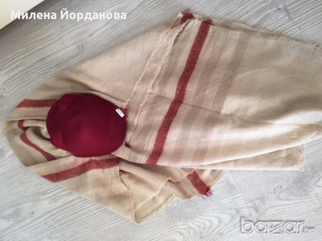 Ефектен шал по модел на Zara , снимка 4 - Шапки - 16473481