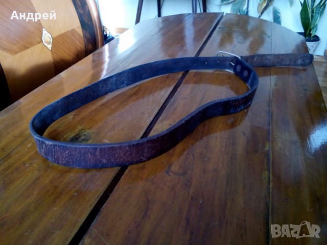 Стар кожен колан #4, снимка 3 - Антикварни и старинни предмети - 23854925