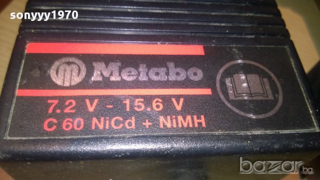 ПОРЪЧАН-metabo-винтоверт с 2 скорости+зарядно+батерия-внос швеицария, снимка 12 - Винтоверти - 11664655