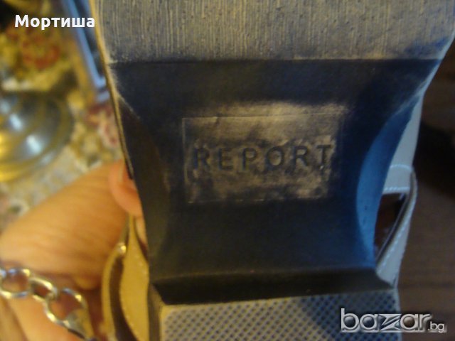  РАЗПРОДАЖБА REPORT ЕСТЕСТВЕНА КОЖА, снимка 5 - Дамски ежедневни обувки - 21173575