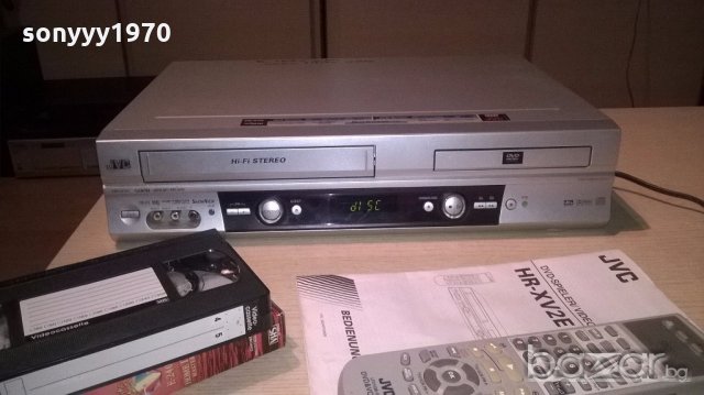 jvc hr-xv2e dvd/video recorder+remote-внос швеицария, снимка 2 - Ресийвъри, усилватели, смесителни пултове - 18419046