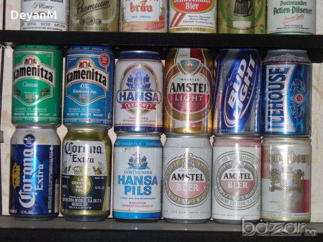 1300+ броя колекционерски кенчета (бира, сода, енергийни), снимка 4 - Колекции - 20292459
