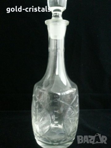 Ретро гравирани чаши и  гарафа  , снимка 6 - Антикварни и старинни предмети - 24105700