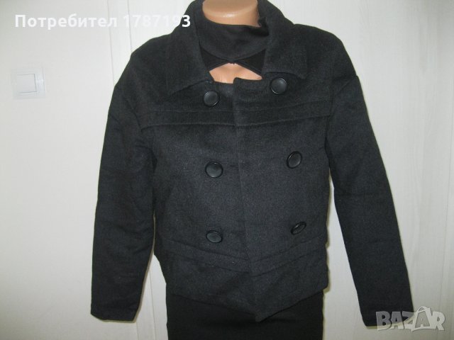 Ново черно палто, снимка 2 - Палта, манта - 19482359