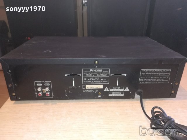 pioneer ct-w330 stereo deck-внос швеицария, снимка 14 - Декове - 21151258