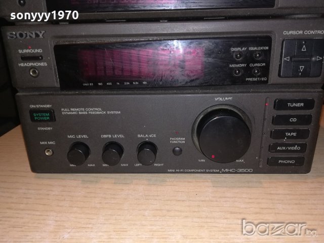 sony amplifier+sony tuner mini hifi made in japan-внос франция, снимка 11 - Ресийвъри, усилватели, смесителни пултове - 20193888