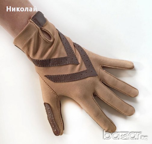 Isotoner Gloves 80s Vintage Brown 2, снимка 11 - Ръкавици - 17191955