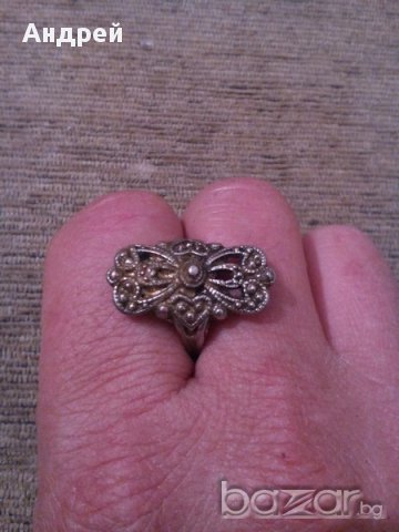 Старинен пръстен, снимка 4 - Антикварни и старинни предмети - 17884876