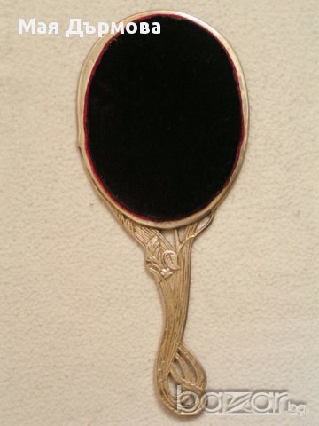 Старинно огледало стил сецесион, снимка 2 - Антикварни и старинни предмети - 17246254