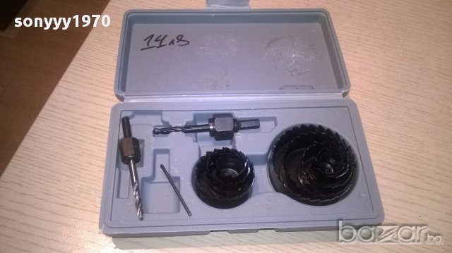 Комплект за отвори-бургии/фрези-нов от 11 части, снимка 7 - Други инструменти - 14920058