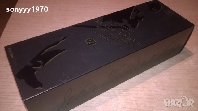 johnnie walker-black label-12-кутия от уиски, снимка 4 - Колекции - 22925196