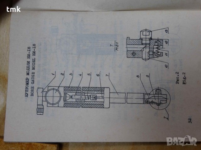 Вътромер НИ-1000 руски 700-1000 mm, снимка 11 - Шублери - 24467524