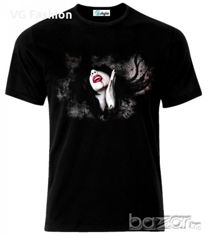 Мъжка тениска Dark Gothic Vampire Woman Girl, снимка 1