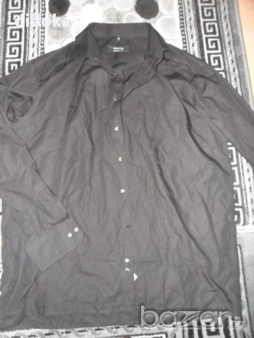 Черна мъжка риза :), снимка 4 - Ризи - 13473241