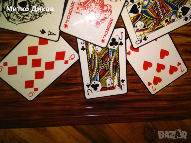 Поднос за картоиграчи метален, снимка 3 - Карти за игра - 26201515