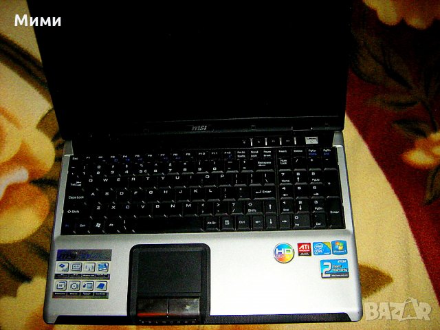 Продавам Лап Топ MSI-CX600 на компоненти!, снимка 2 - Лаптоп аксесоари - 24186342