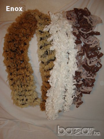 Дамски плетени шалове и ръкавици- Разпродажба, снимка 3 - Шапки - 9021669