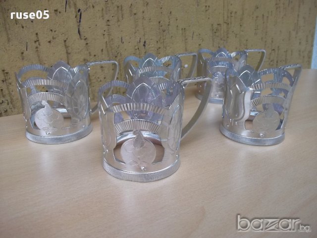 Подстакани 5 бр. съветски, снимка 4 - Други стоки за дома - 18048234