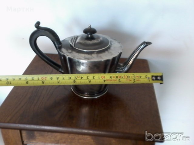 Стар масивен посребрен - Чайник - 1бр!(5555597), снимка 5 - Други стоки за дома - 18629816