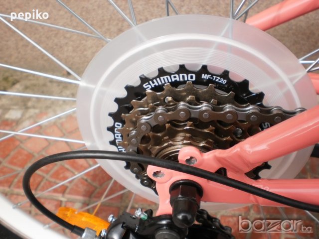 Продавам колела внос от Германия спортен юношески велосипед PRINCESS CITY 24 цола модел 2018г, снимка 6 - Велосипеди - 21240672